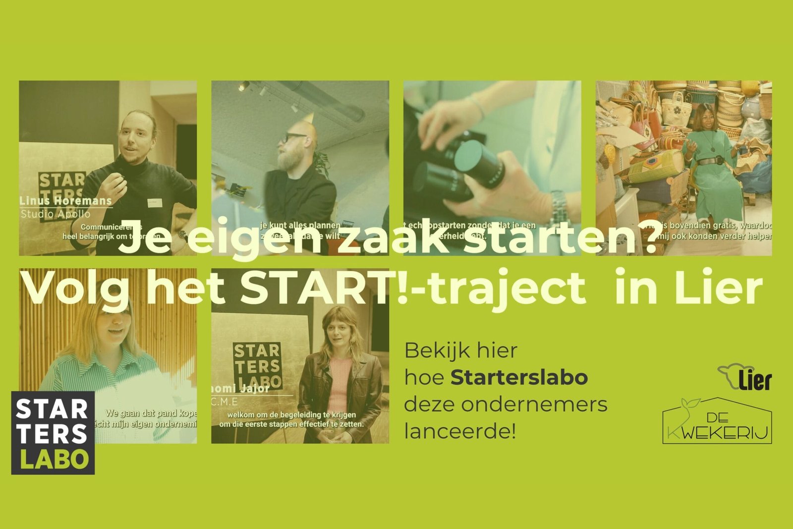 Getuigenissen deelnemers Starterslabo
